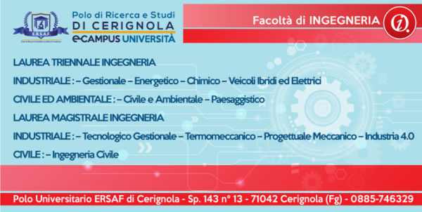 INGEGNERIA – LAUREA TRIENNALE IN INGEGNERIA INDUSTRIALE (L-9 ...